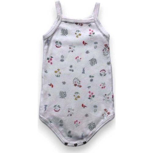 Bodies Bodie blanc à fleurs - Petit Bateau - Modalova