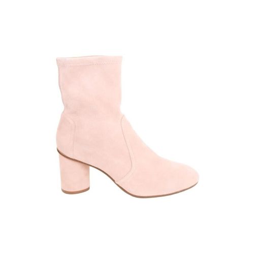 Boots Boots en daim beige - Stuart Weitzman - Modalova
