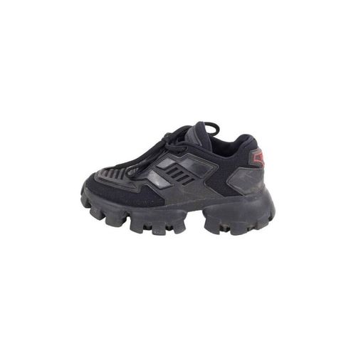 Baskets Baskets en cuir noires - Prada - Modalova