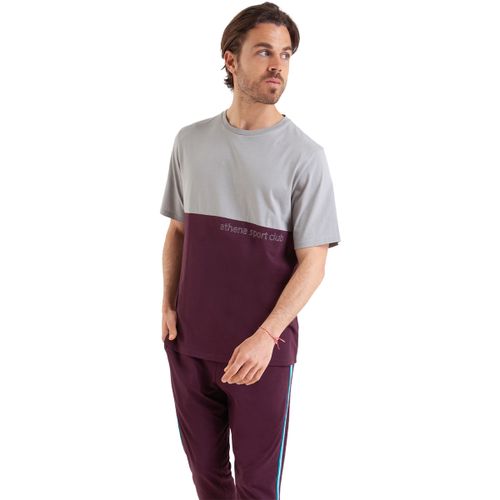 Pyjamas / Chemises de nuit Pyjama long manches courtes col rond CLUB - Athena - Modalova