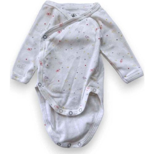 Bodies Body blanc avec imprimés à manches longues - Petit Bateau - Modalova