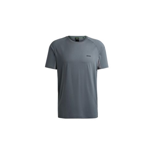 T-shirt T-SHIRT TEE ACTIVE 4 GRIS EN MATIÈRES STRETCH PERFORMAN - BOSS - Modalova