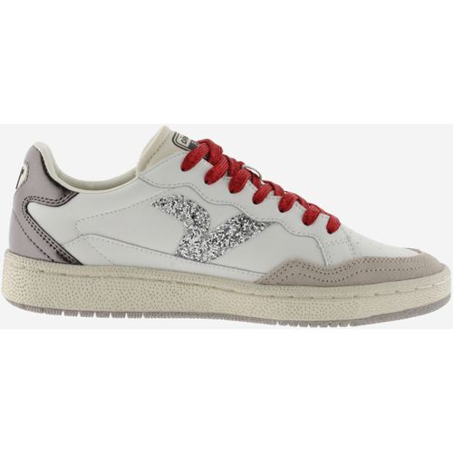Baskets basses 1985 BASKET SMASH CUIR MÉTAL GLITTER 8806103 - Victoria - Modalova