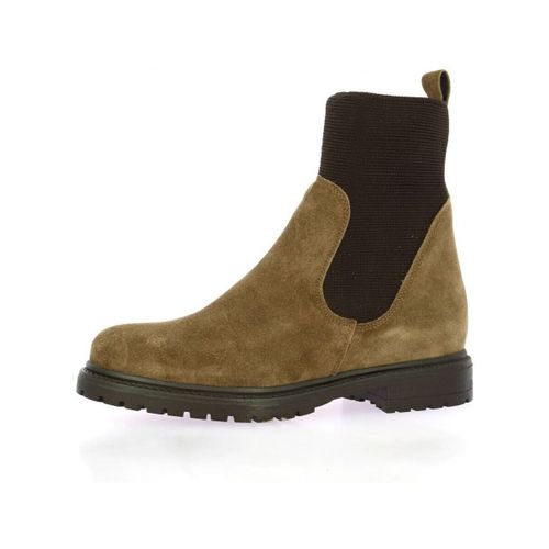 Boots Boots cuir velours moka - Reqin's - Modalova