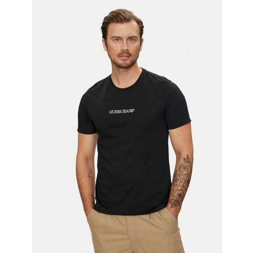 T-shirt M4YI52 K8HM0 EMBRO TEE-JBLK JET BLACK - Guess - Modalova