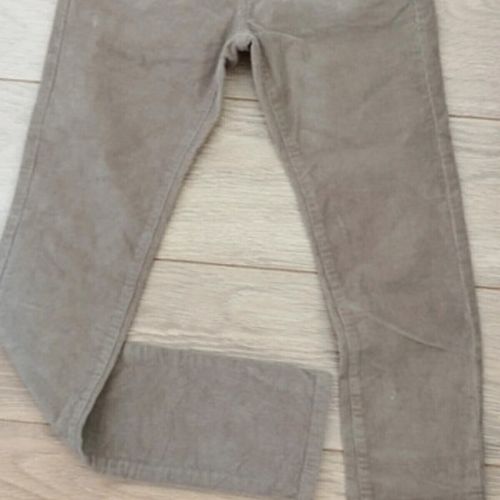 Pantalons slim Pantalon en velours marron clair - 14 ans - Monoprix - Modalova