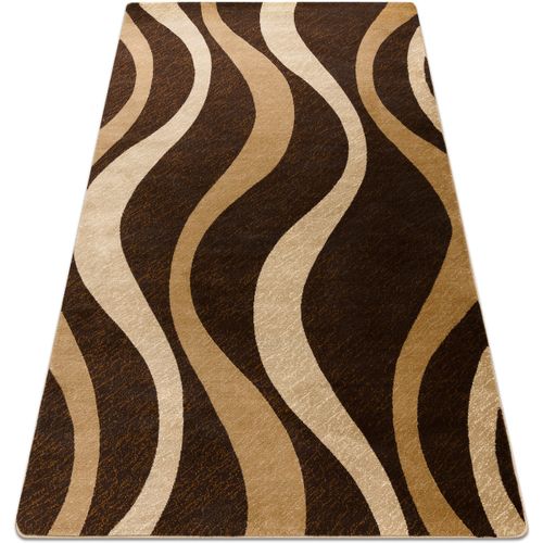 Tapis Tapis ROYAL G3565 Vagues - marron / 100x200 cm - Rugsx - Modalova