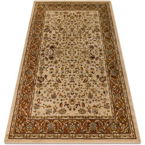 Tapis Tapis ROYAL E0176 Cadre - beige / 100x200 cm - Rugsx - Modalova