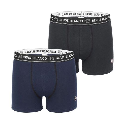 Boxers Lot de 2 Boxers avec surpiqûres Class - Serge Blanco - Modalova