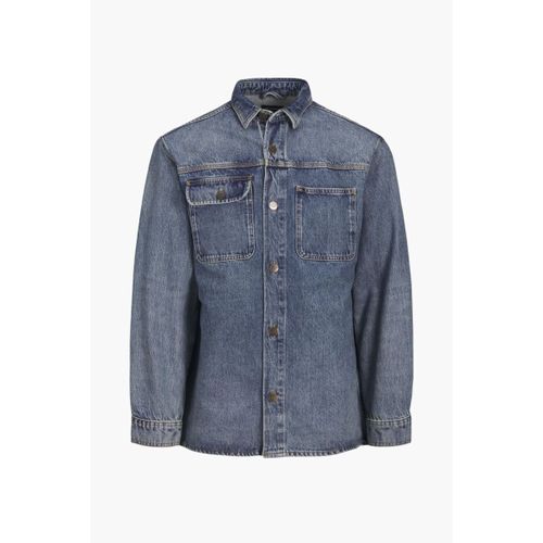 Chemise 12252698 SCOTT OVERSHIRT-BLUE DENIM - Jack & Jones - Modalova