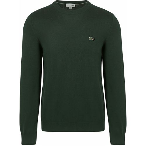 Sweat-shirt Pull Vert Foncé - Lacoste - Modalova