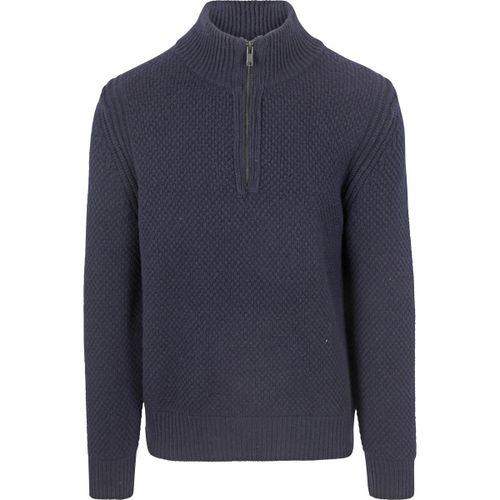 Sweat-shirt Pull Demi-Zip Kurano Marine - BOSS - Modalova