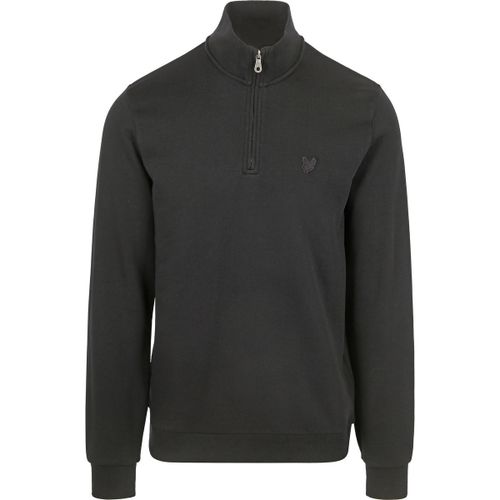 Sweat-shirt Lyle Scott Pull Demi-Zip Ton sur Ton Noir - Lyle & Scott - Modalova