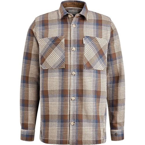 Sweat-shirt Surchemise Marron à Carreaux - Cast Iron - Modalova