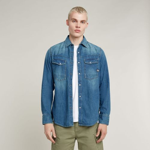 Chemise D23616-D252 SLIM DENIM-D891 FADED CRICKET - G-Star Raw - Modalova