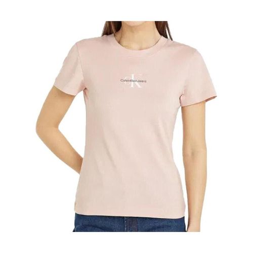 T-shirt Monologo Slim - Calvin Klein Jeans - Modalova