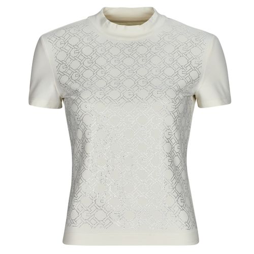 T-shirt MOCK NECJK ALL OVER LOGO - Guess - Modalova