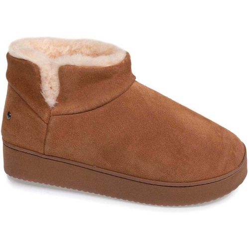Chaussons Chaussons Bottillons dessus en cuir, semelle plateforme - Isotoner - Modalova