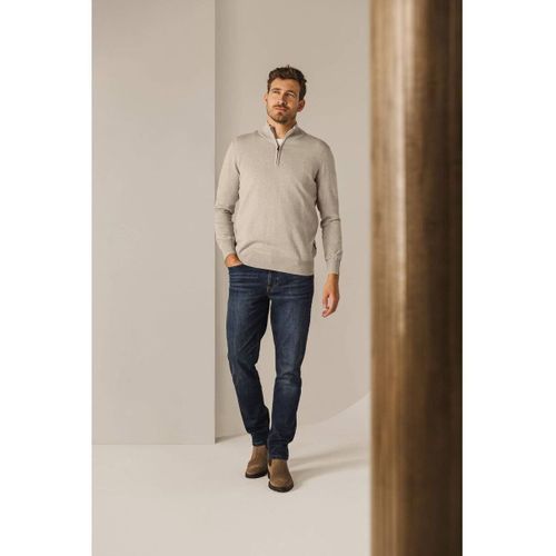 Sweat-shirt Pull Half Zip Écru - State Of Art - Modalova