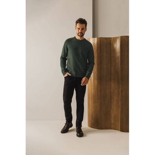 Sweat-shirt Pull Donegal Vert Foncé - State Of Art - Modalova