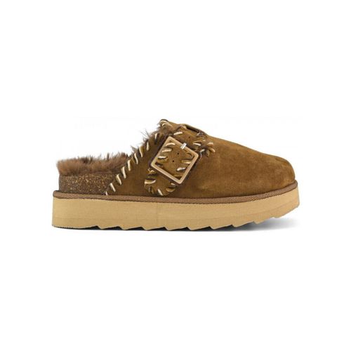 Chaussons Platform sabot wool stitchings - Colors of California - Modalova