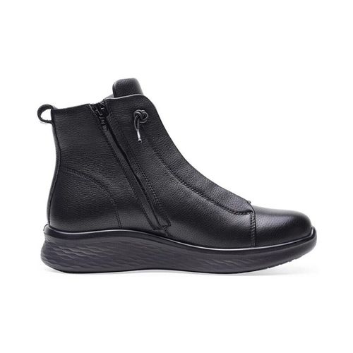 Bottines BUTIN IMPERMÉABLE 816-S CUIR NOIR - G Comfort - Modalova