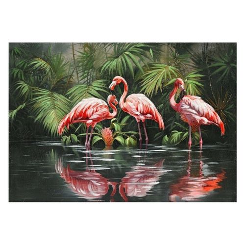 Tableaux, toiles Peinture De Flamants Roses - Signes Grimalt - Modalova