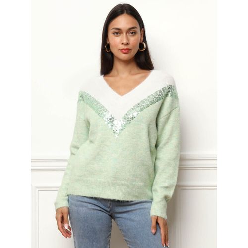 Pull Pulls - Vert - La Modeuse - Modalova