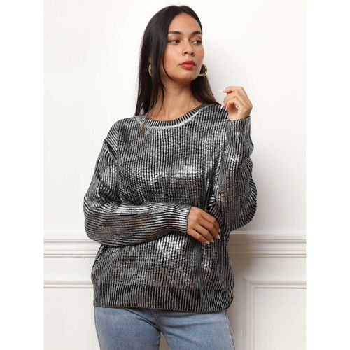 Pull Pulls - Noir / Argenté - La Modeuse - Modalova