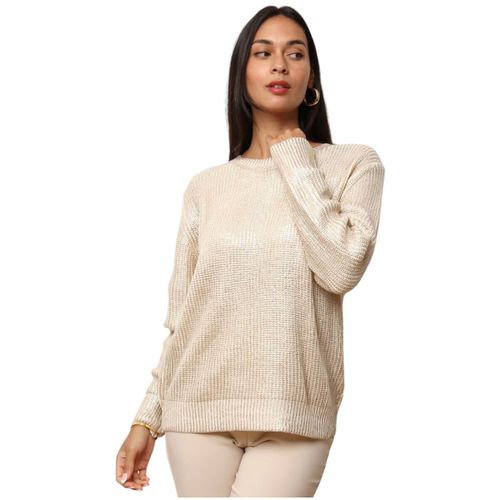 Pull Pulls - Beige / Doré - La Modeuse - Modalova