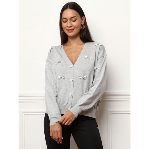 Gilet Gilets, cardigans - Gris clair - La Modeuse - Modalova