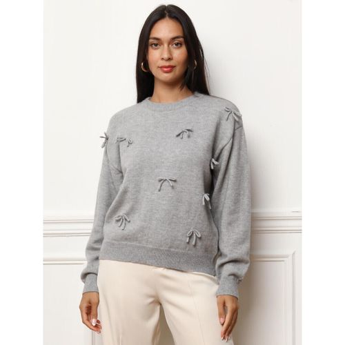 Pull Pulls - Gris clair - La Modeuse - Modalova