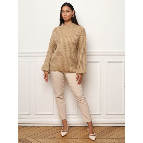 Pull Pulls - Taupe - La Modeuse - Modalova