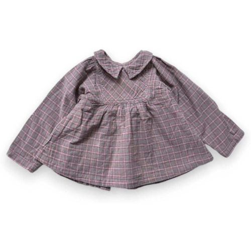 Blouses Blouse grise à carreaux - Petit Bateau - Modalova