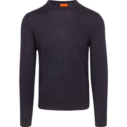 Sweat-shirt Pull Laine Mérinos Marine - Suitable - Modalova