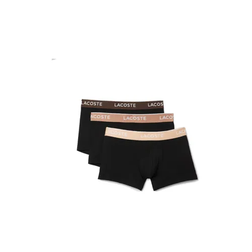 Boxers LOT DE 3 BOXERS BEIGES AVEC CEINTURE CONTRASTÉE - Lacoste - Modalova