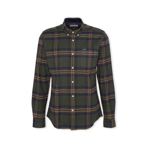 Chemise Shirt Portdown Tailored - Olive - Barbour - Modalova