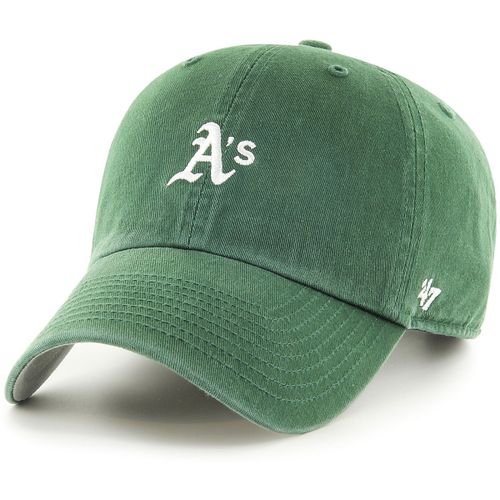 Casquette 47 CAP MLB OAKLAND ATHLETICS BASE RUN CLEAN UP DARK GREEN - '47 Brand - Modalova