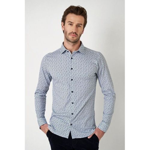 Chemise Chemise Imprimé Skyscrapers Bleu - Desoto - Modalova