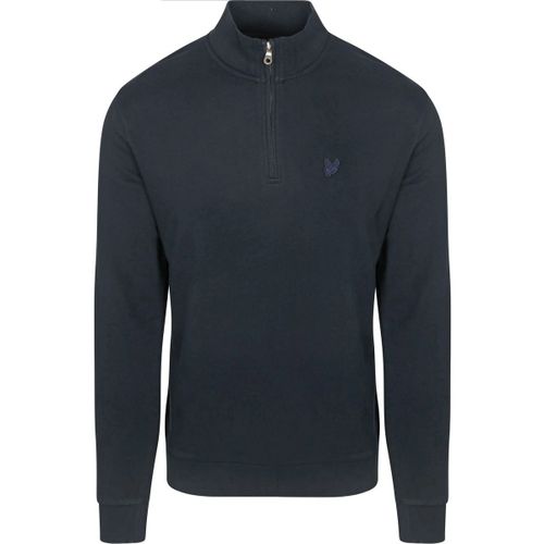 Sweat-shirt Lyle Scott Pull Demi-Zip Ton sur Ton Marine - Lyle & Scott - Modalova