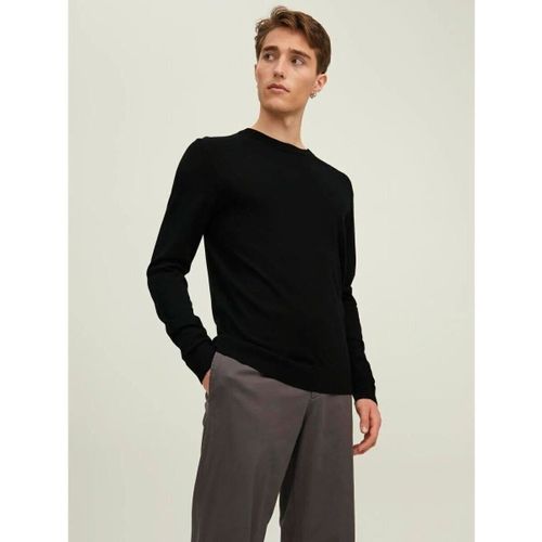T-shirts sport 12216817 MERINO CREW-BLACK - Jack & Jones - Modalova
