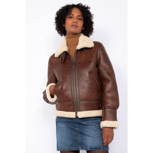 Veste Schott LCW1257 MOKA - Schott - Modalova