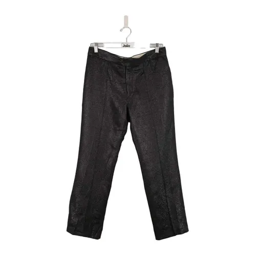 Pantalon Pantalon droit en coton noir - Isabel Marant - Modalova