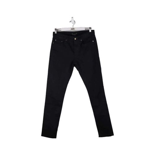 Jeans Jean slim en coton noir - Saint Laurent - Modalova