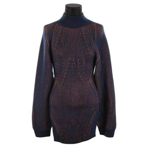 Robe courte Robe en laine bleue - Fenty - Modalova