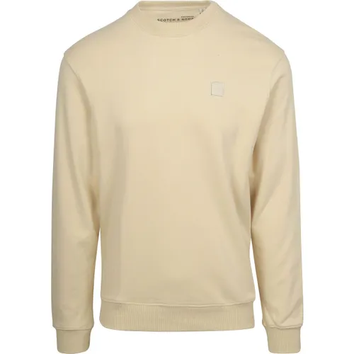 Sweat-shirt Pull Essentiel Ecru - Scotch & Soda - Modalova