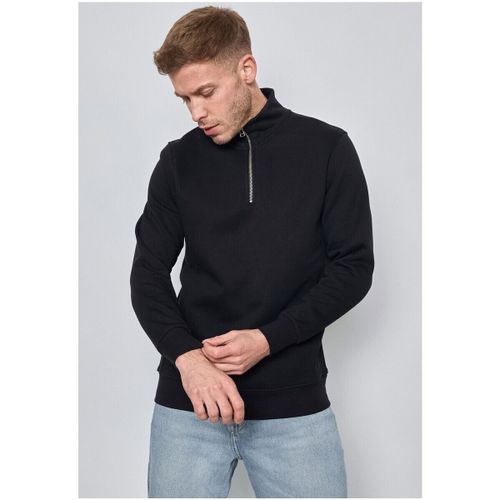 Pull Pull Col Zippé H, Noir - Kebello - Modalova