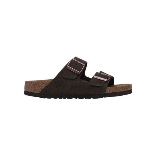 Sandales Arizona Suede Leather Narrow - Mocca - BIRKENSTOCK - Modalova