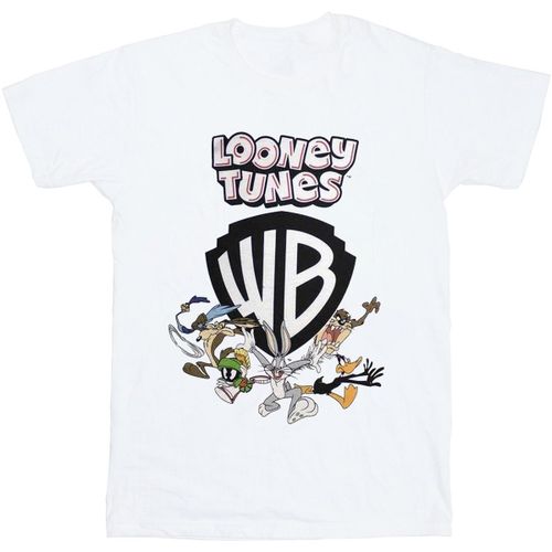 T-shirt Warner Bros Shield - Dessins Animés - Modalova