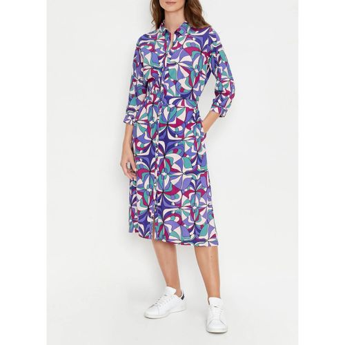 Robe courte Robe chemise imprimée midi GAETANE - La Fiancee Du Mekong - Modalova